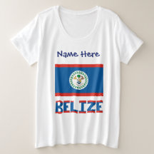 Belize Belizean Flag Personalized 
