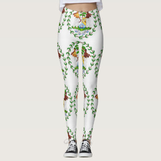 Belize Belizean Kriol Flag Leggings