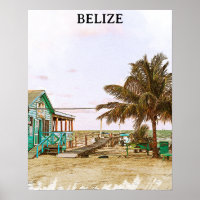 Belize Caribbean Beach Scenery