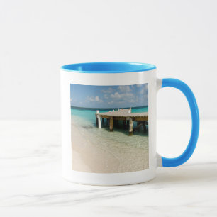 Belize, Caribbean Sea, Goff Caye. A Small Island Mug