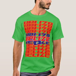Belize Cascade text 2 T-Shirt