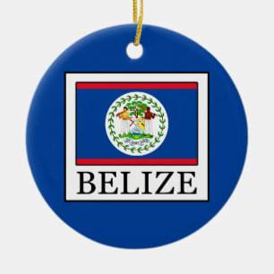 Belize Ceramic Ornament