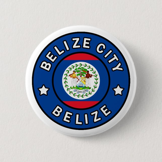 Belize City Belize 2 Inch Round Button (Front)