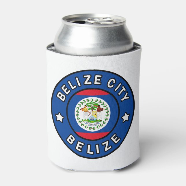 Belize City Belize Can Cooler (Can Front)