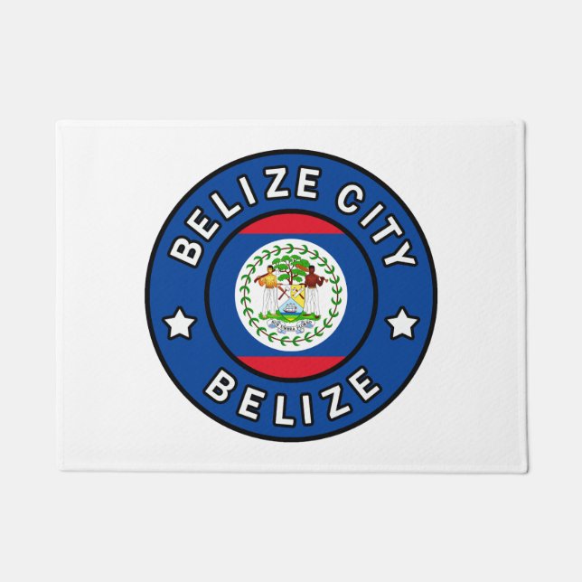 Belize City Belize Doormat (Front)