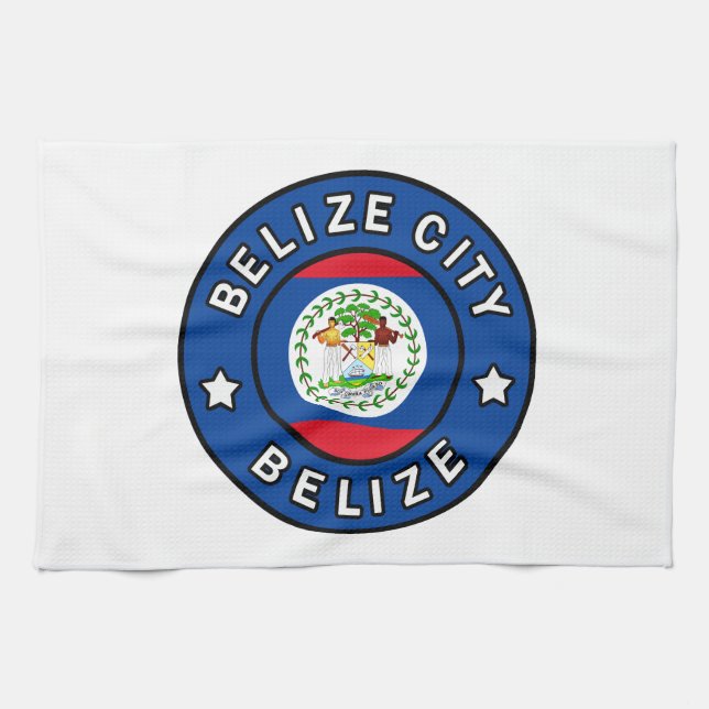 Belize City Belize Kitchen Towel (Horizontal)