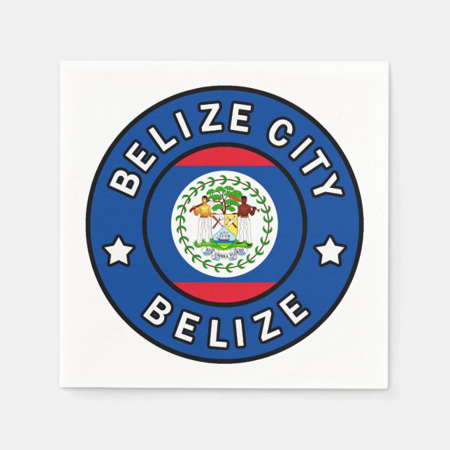 Belize City Belize Napkin (Front)