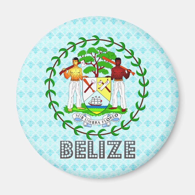 Belize Coat of Arms Magnet (Front)
