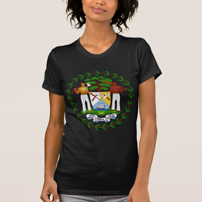 Belize Coat of Arms T-Shirt (Front)