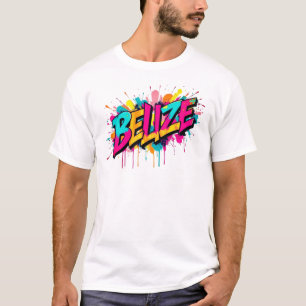 Belize colourful graffiti style outfit T-Shirt