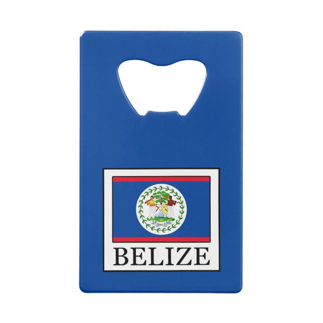Belize Credit Card Bottle Opener (Front)