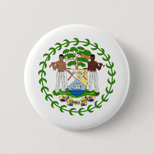 belize emblem 2 inch round button