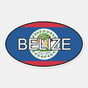 Belize Euro Sticker