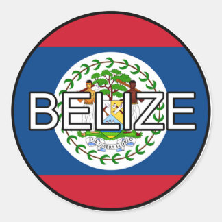 Belize Euro Sticker