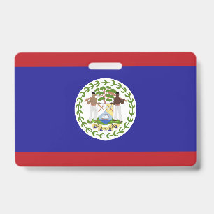 Belize flag badge