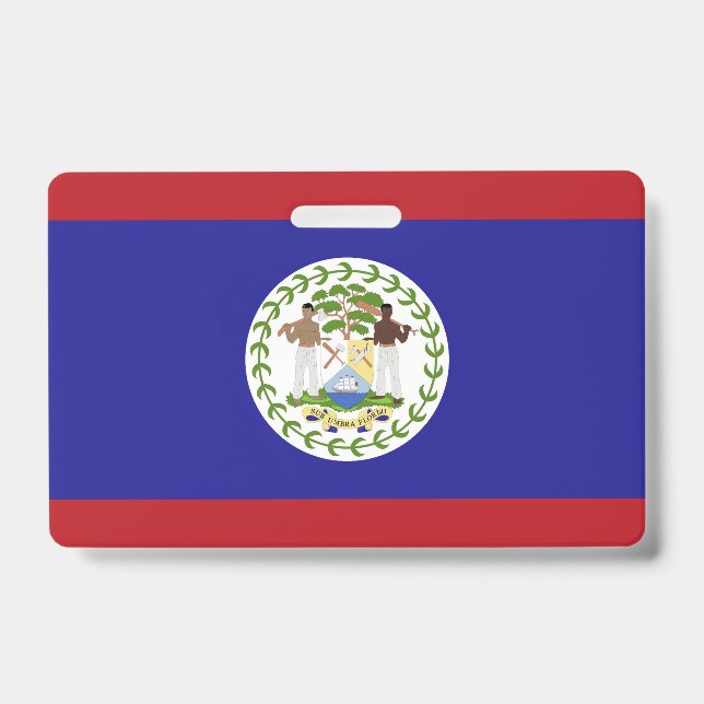 Belize flag badge (Front)
