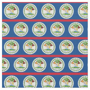 Belize Flag & Belize Trendy Fabric /fashion