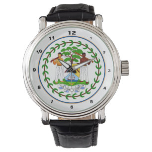 Belize Flag & Belize trendy fashion /design watch