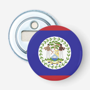 Belize flag bottle opener