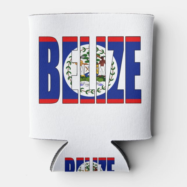 Belize Flag Can Cooler (Front)