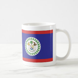 Belize flag coffee mug
