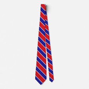 Belize Flag Elegant Patriotic Neck Tie