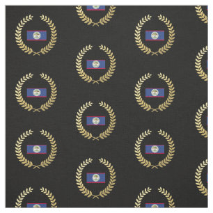Belize Flag Fabric
