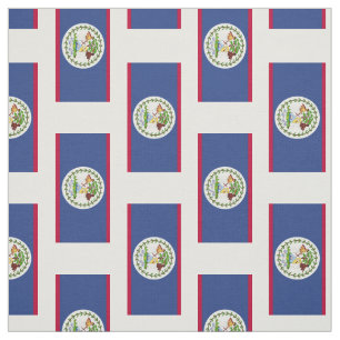 Belize Flag Fabric