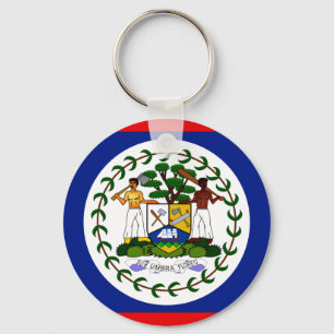 Belize Flag Keychain