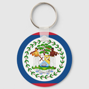belize flag keychain