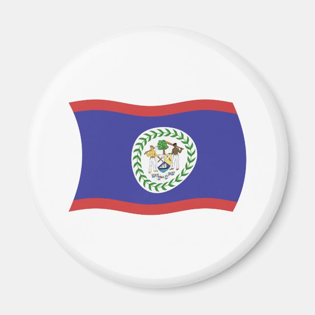 Belize Flag Magnet (Front)