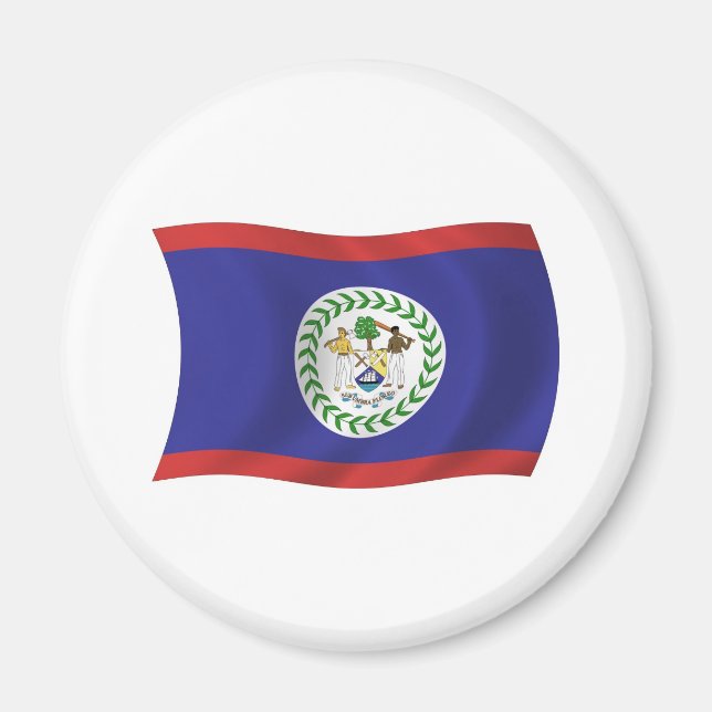 Belize Flag Magnet (Front)