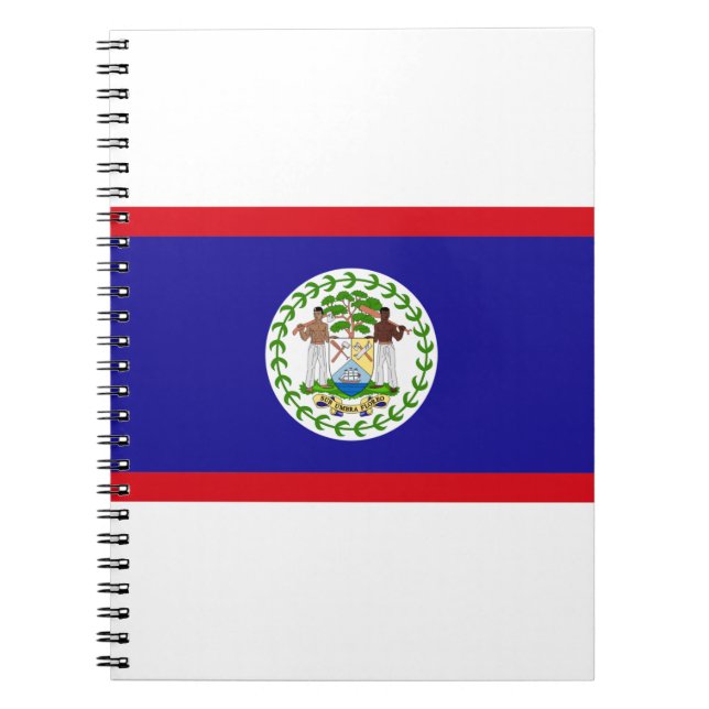 Belize Flag Notebook (Front)