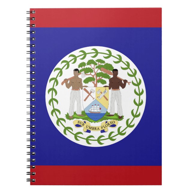 Belize flag notebook (Front)