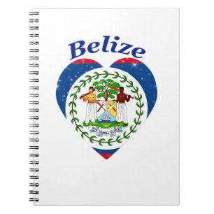 Belize Flag Notebook