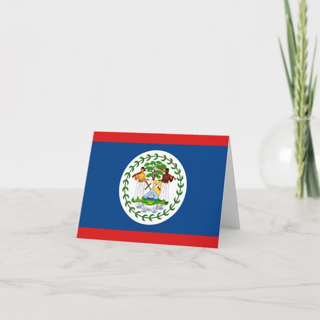 Belize Flag Notecard (Front)