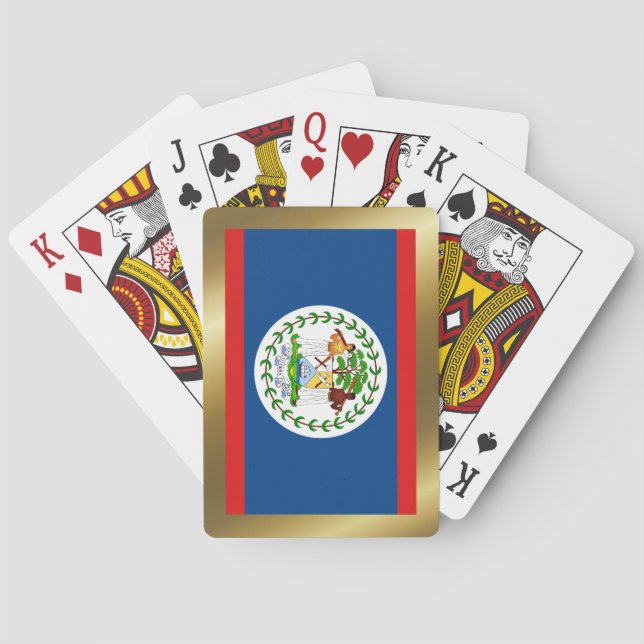 Belize Flag Playing Cards (Back)