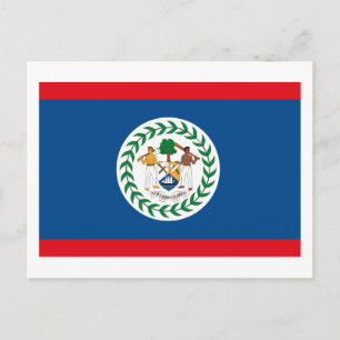 Belize Flag Postcard