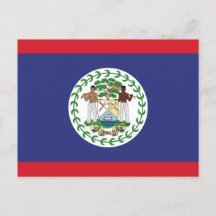 Belize Flag Postcard