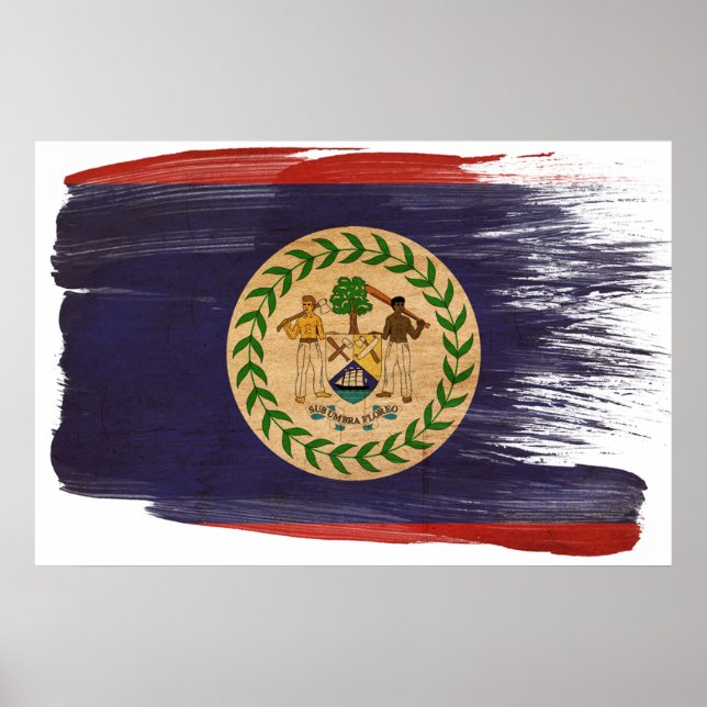Belize Flag Posters (Front)