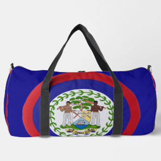Belize Flag Stadium Duffle Bag