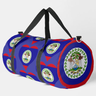 Belize Flag Stadium Duffle Bag