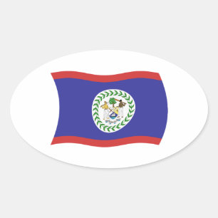 Belize Flag Sticker