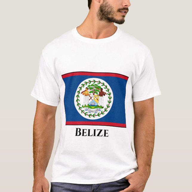 Belize Flag T-Shirt (Front)