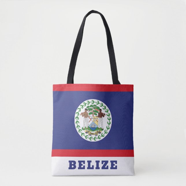 Belize Flag Tote Bag (Front)