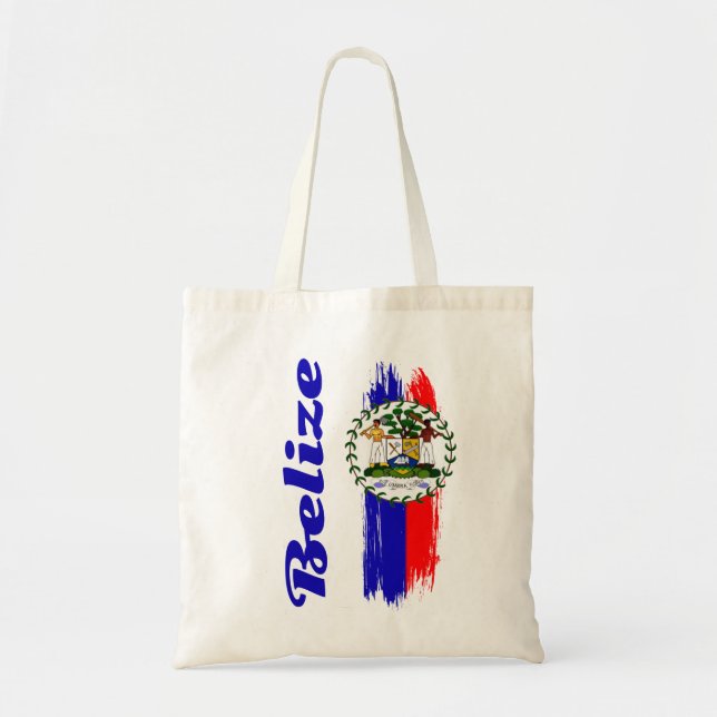 Belize Flag Tote Bag (Front)