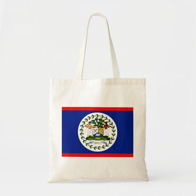 Belize Flag Tote Bag (Front)