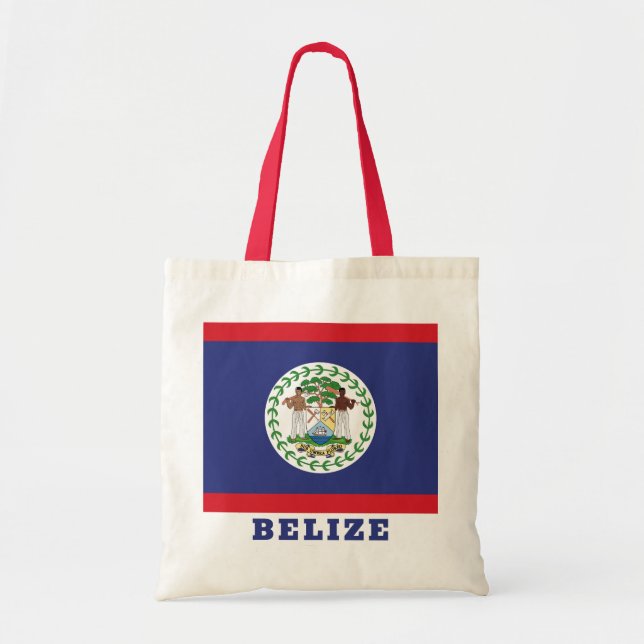 Belize Flag Tote Bag (Front)