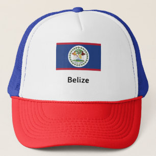 Belize Flag Trucker Hat