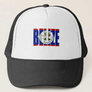 Belize Flag Trucker Hat